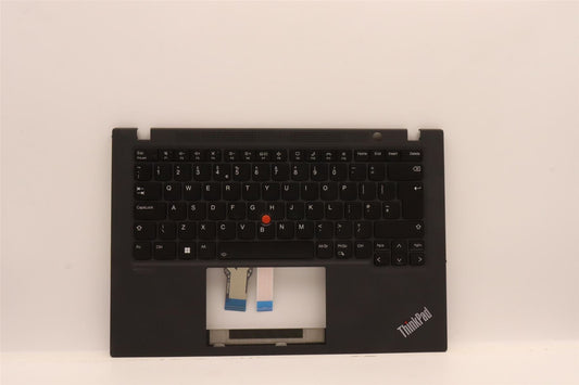 Lenovo ThinkPad T14s 2 Keyboard Palmrest Top Cover UK Black 5M11C48009