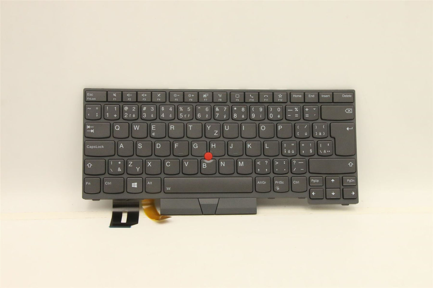 Lenovo ThinkPad T14 Gen 2 P14s Gen 2 Keyboard Czech Slovakian Grey 5N21B08412
