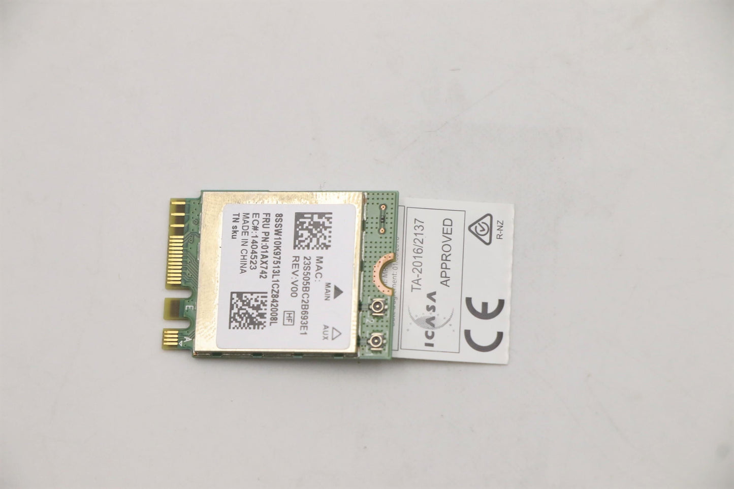 Lenovo Wireless,CMB,LTN,8822BE TNS LiteOn Board 01AX742