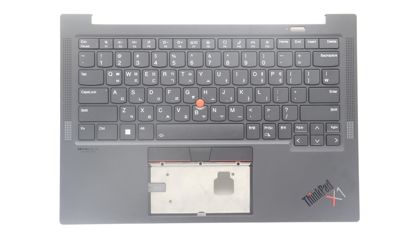 Lenovo ThinkPad X1 10th Gen Keyboard Palmrest Top Cover Korean Grey 5M11H44240