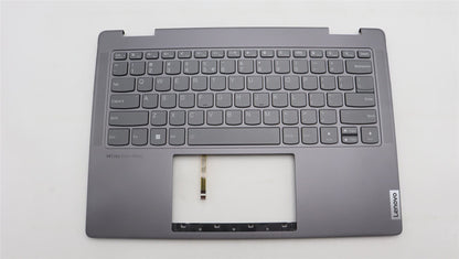 Lenovo Yoga 7 14IRL8 Keyboard Palmrest Top Cover US Euro Storm Grey 5CB1L40838