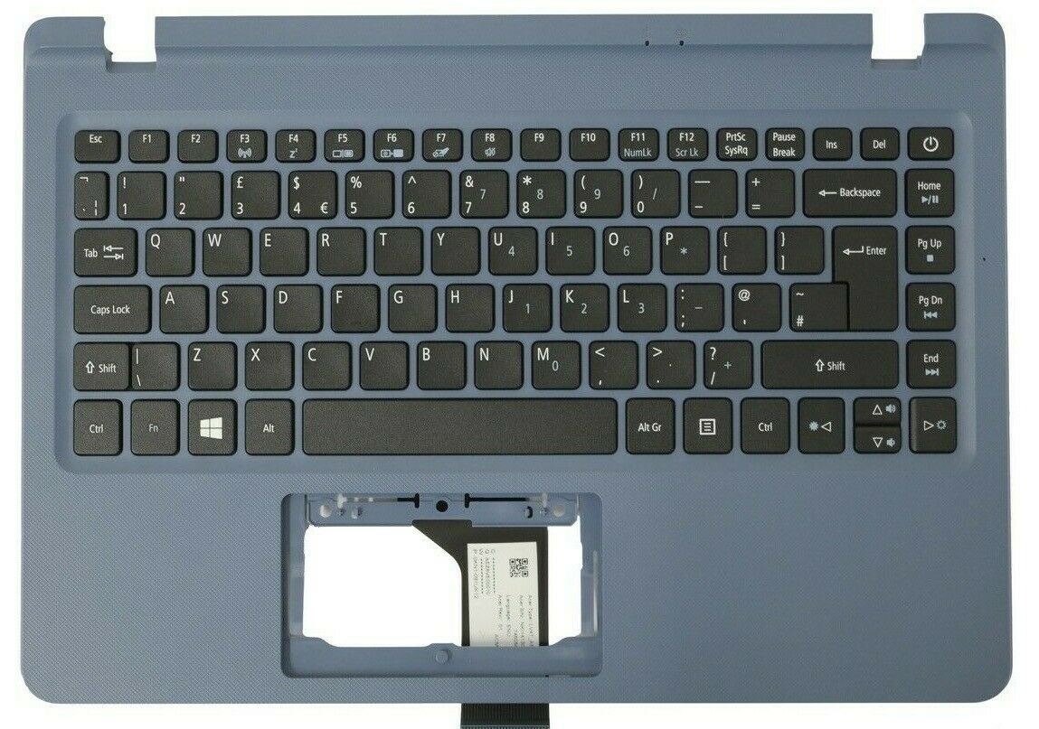 Acer Aspire ES1-332 Palmrest Cover Keyboard UK Bleu 6B.GG1N7.029