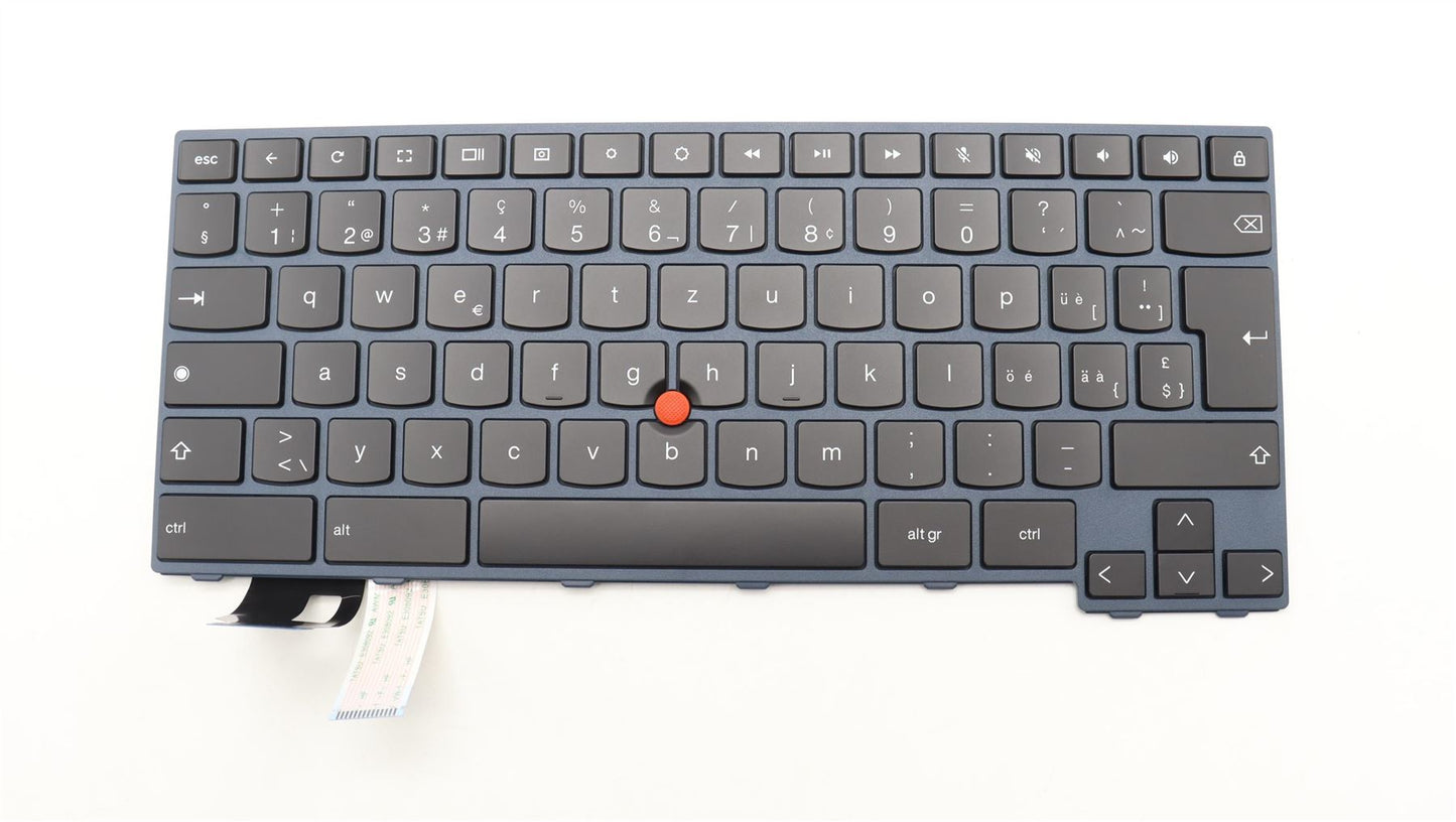 Lenovo ThinkPad C14 Gen 1 Keyboard Swiss Black 5N21E09426