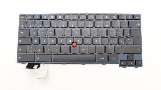 Lenovo ThinkPad C14 Gen 1 Keyboard Swiss Black 5N21E09426