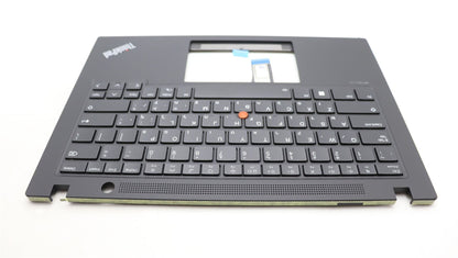 Lenovo ThinkPad T14s Gen 4 Keyboard Palmrest Top Cover Hebrew Black 5M11L59343