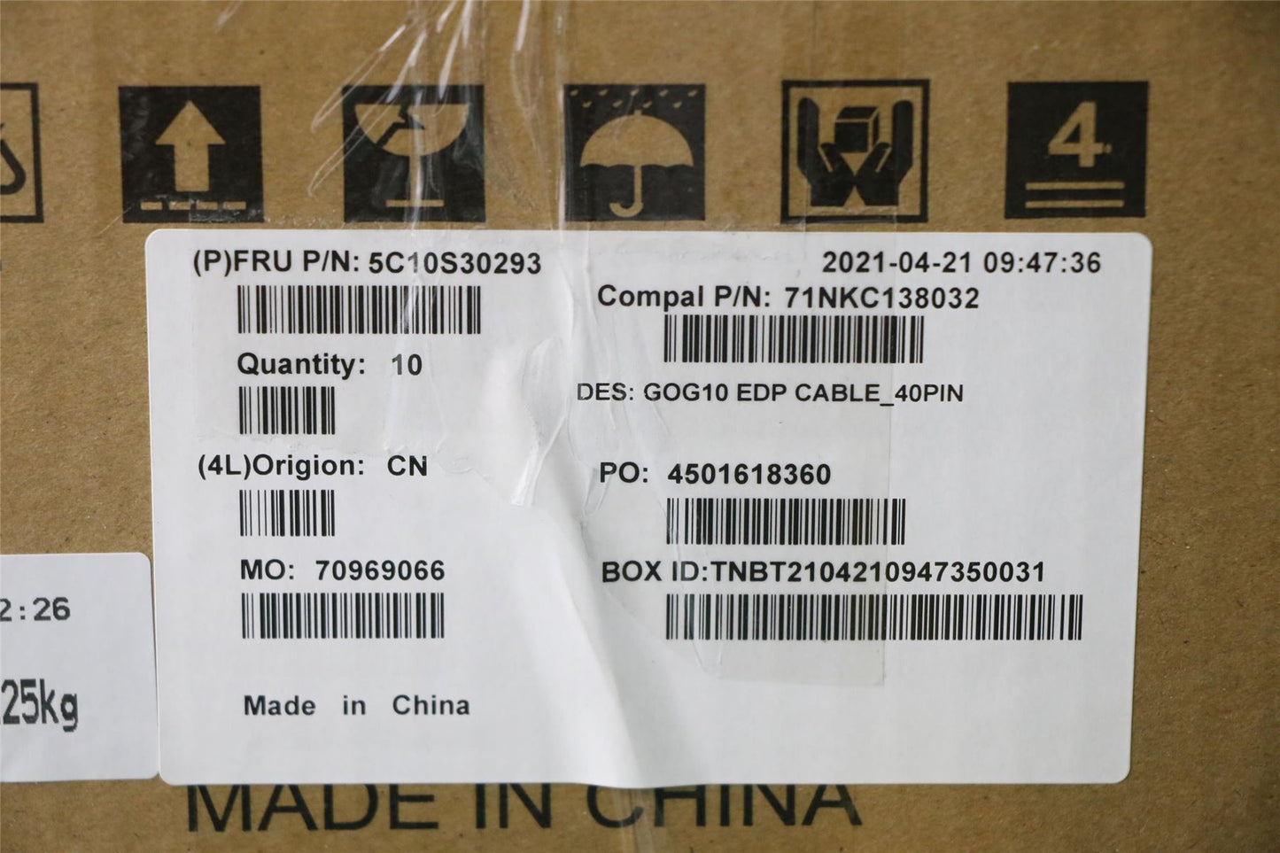 Lenovo IdeaPad 3-15IHU6 3-15ACH6 Cable Lcd Screen Display LED 5C10S30293