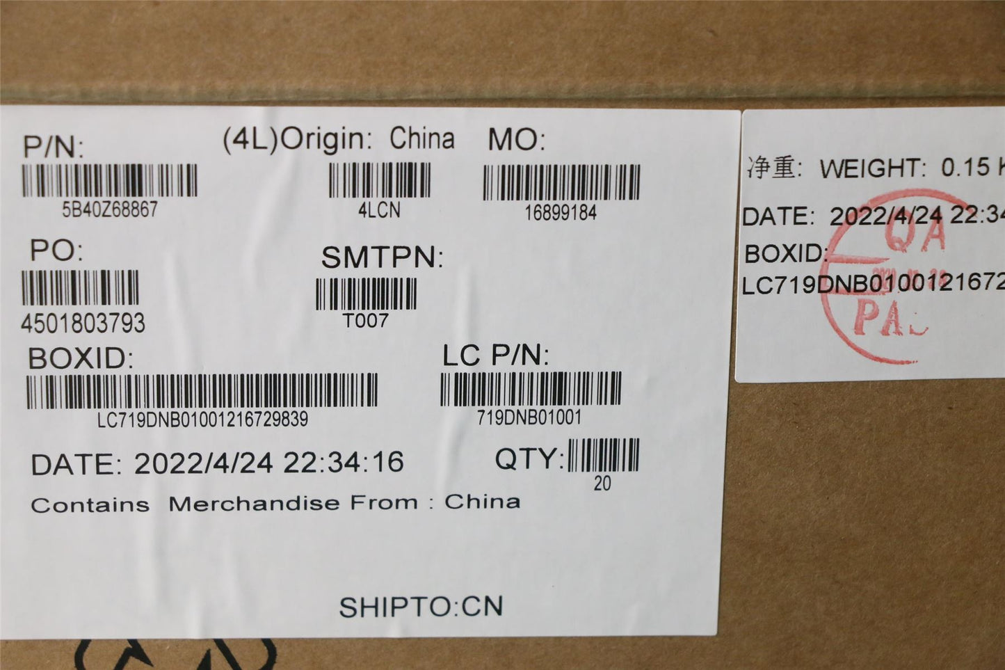 Lenovo FRU Griffin_PWR_BKT 5B40Z68867