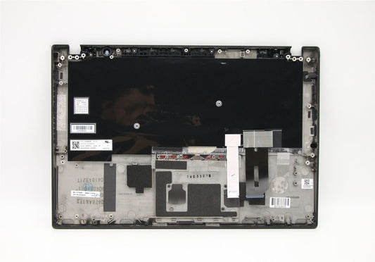 Lenovo ThinkPad T490s Keyboard Palmrest Top Cover Belgian Black Backlit 02HM202