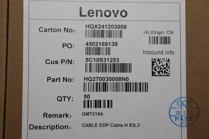Lenovo H 83L3 eDP Cable 5C10S31253