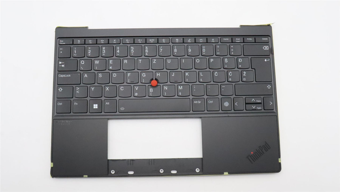 Lenovo ThinkPad Z13 Gen 1 Keyboard Palmrest Top Cover Slovenian 5M11H95020