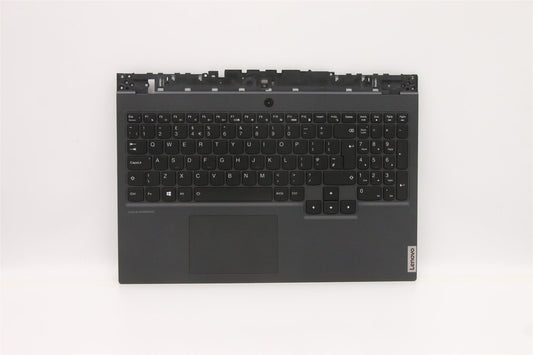 Lenovo 5 15ARH05 Palmrest Cover Touchpad Keyboard UK Black Backlit 5CB0Z27703