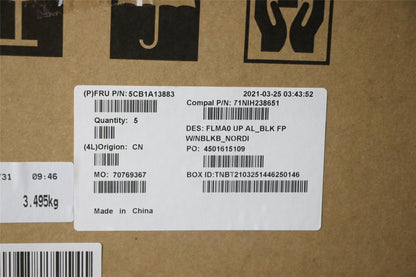 Lenovo Upper C81YM AL_BLK FP NBLKB_NORDI 5CB1A13883