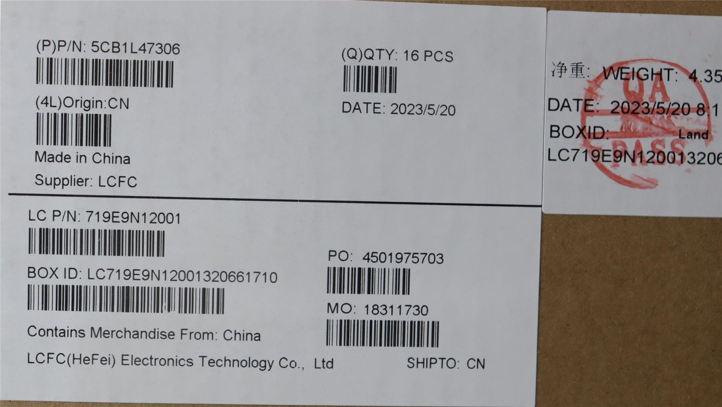 Lenovo FRU 500EG4 WWAN D COVER ASSY 5CB1L47306