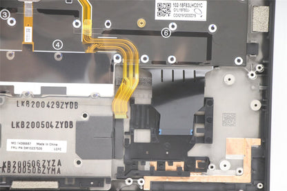 Lenovo ThinkPad X1 8th Gen Keyboard Palmrest Top Cover Hebrew 5M10Z27535