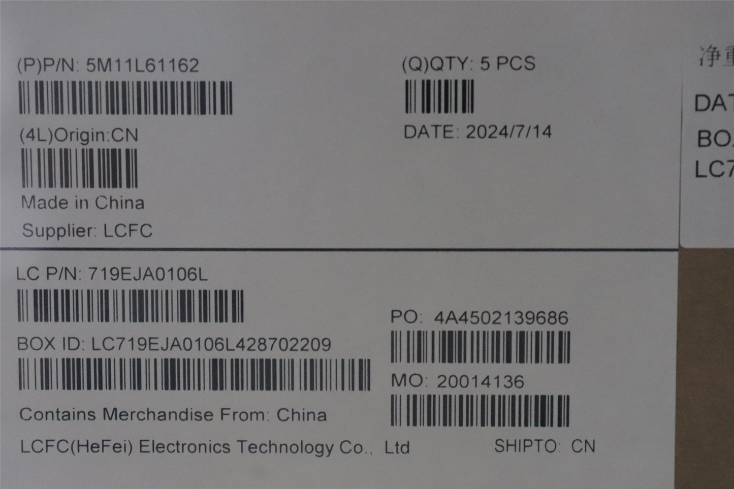 Lenovo MECH_ASM FRU KB CCV POR UK BL (SRX) AG 5M11L61164