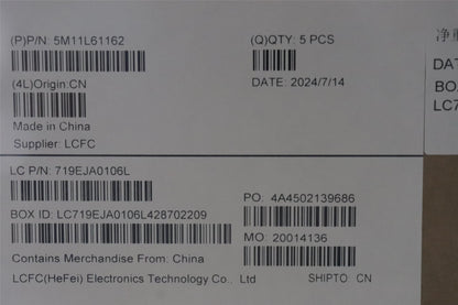 Lenovo MECH_ASM FRU KB CCV POR UK BL (SRX) AG 5M11L61164