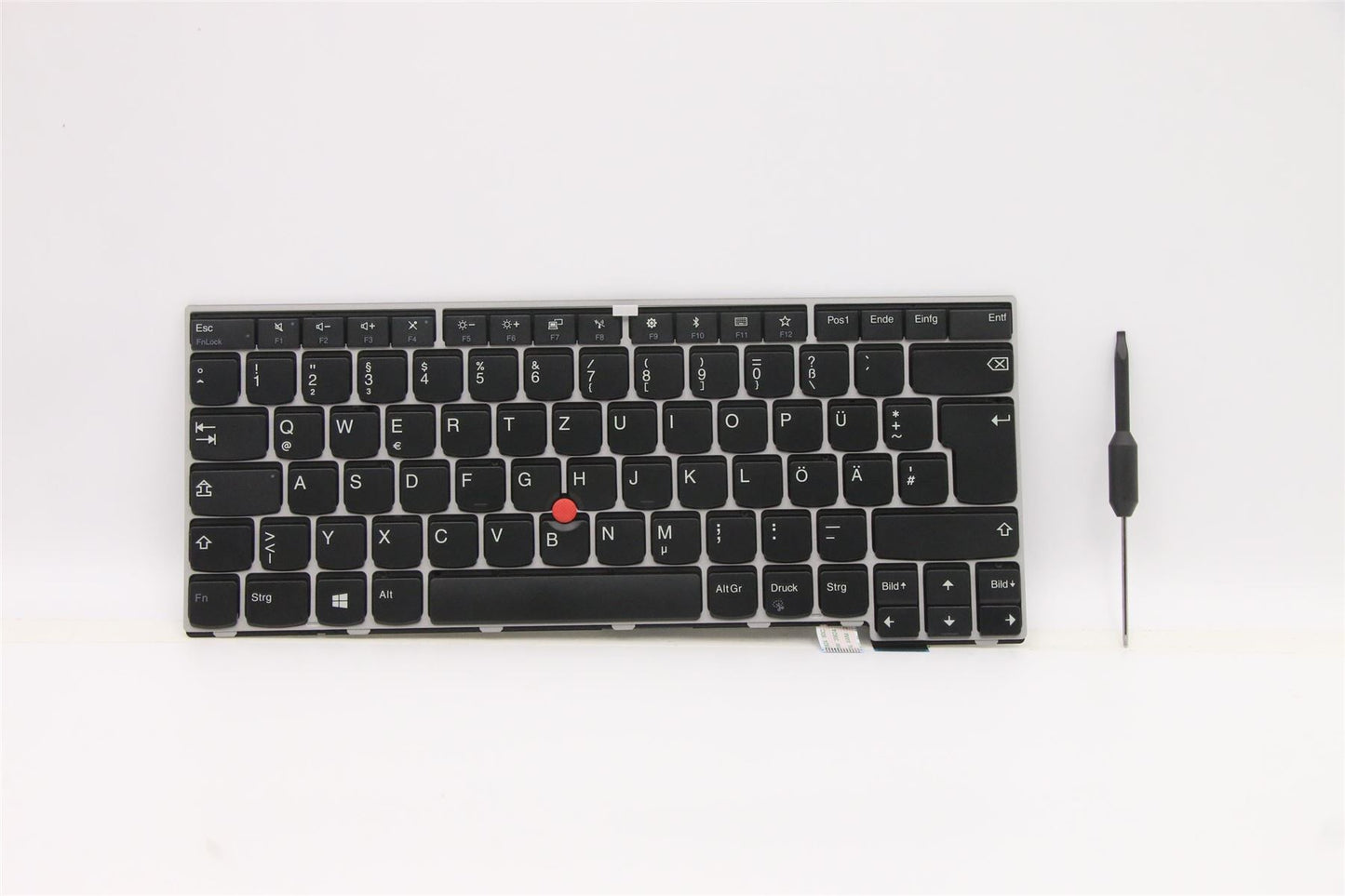Lenovo ThinkPad T470s Keyboard German Silver 01ER799