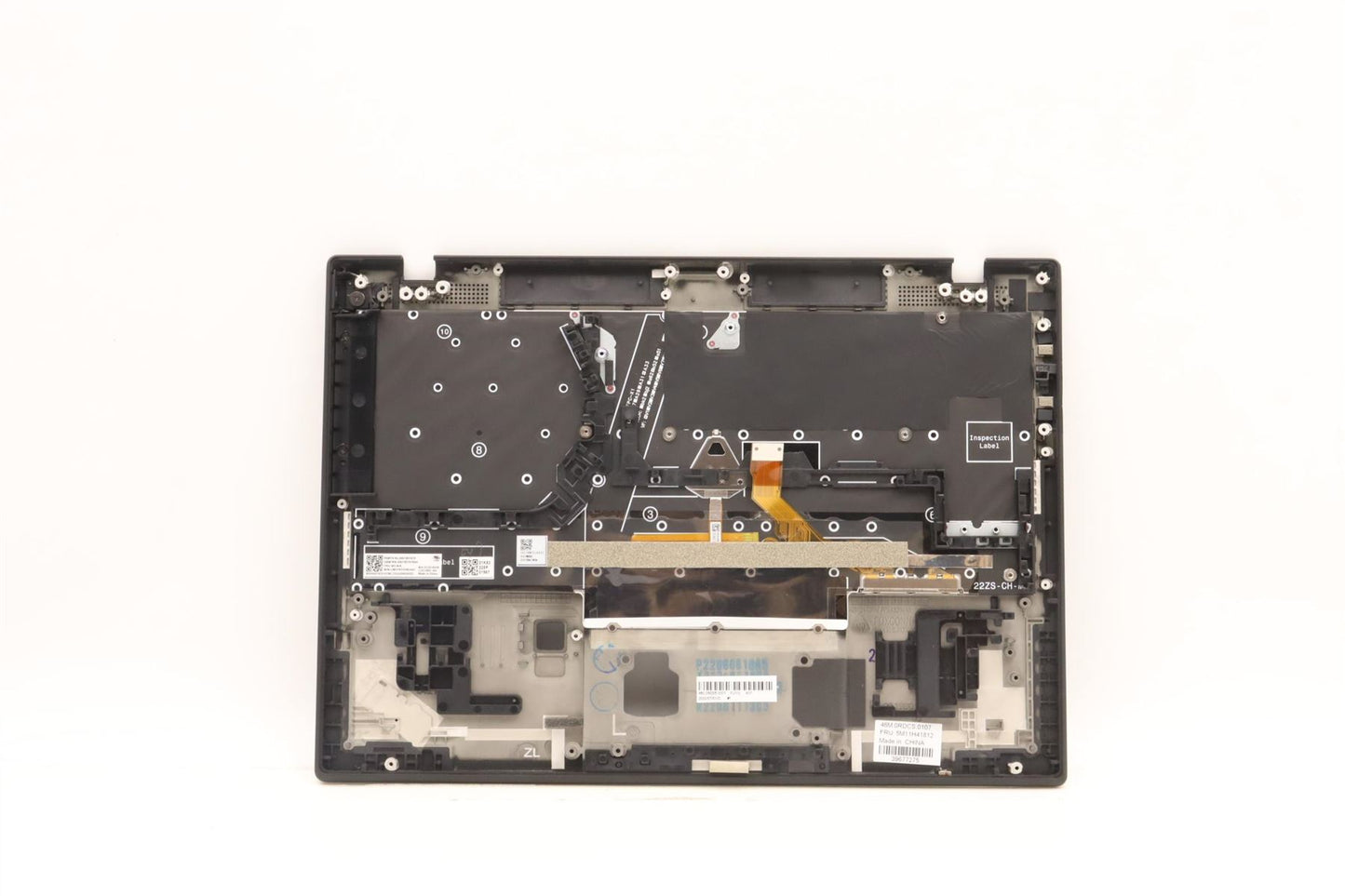 Lenovo ThinkPad X1 Gen 2 Keyboard Palmrest Top Cover Hebrew Black 5M11H41812