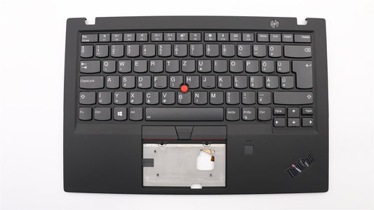 Lenovo Carbon X1 6th Keyboard Palmrest Top Cover Hungarian Black Backlit 01YR617