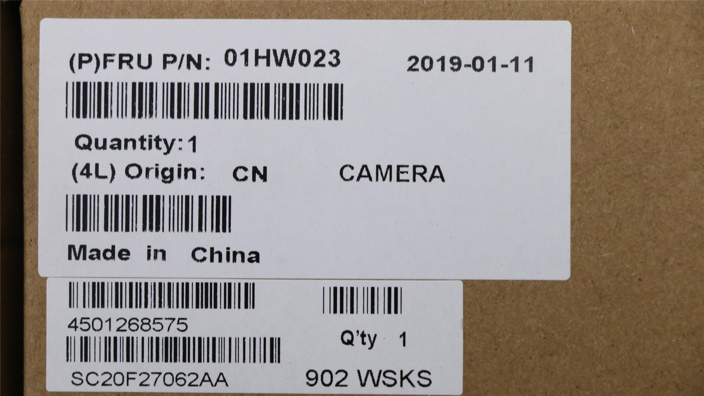 Lenovo ThinkPad X1 6th Gen P1 Gen 1 Webcam Web Cam Camera Cam 01HW055