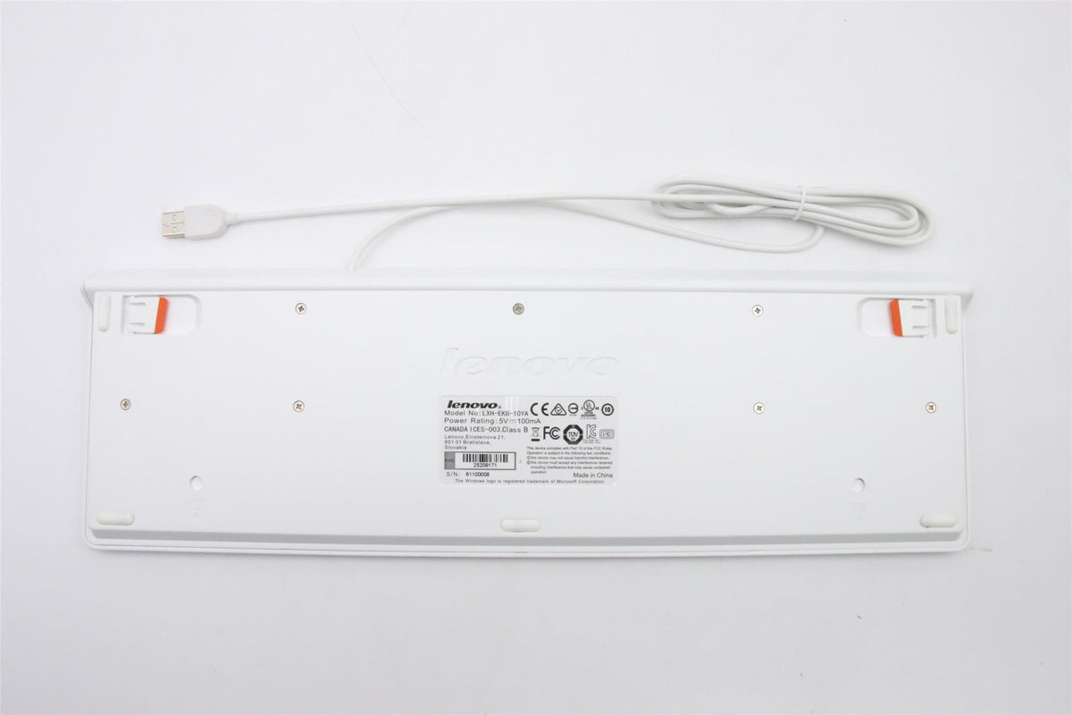 Lenovo Sunrex EKB-10YA (BE-EN) W-S USB KB-LVT8 Belgian English Keyboard 25209171