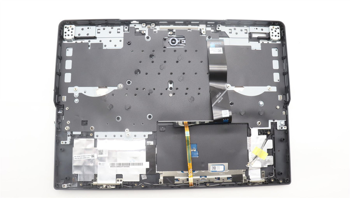 Lenovo Legion 5 16ARX8 Palmrest Cover Touchpad Keyboard UK Onyx Grey 5CB1L54655