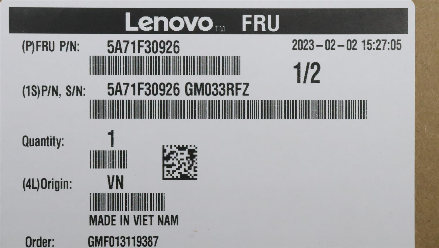 Lenovo Broadcom 5720 2-Ports 5A71F30926