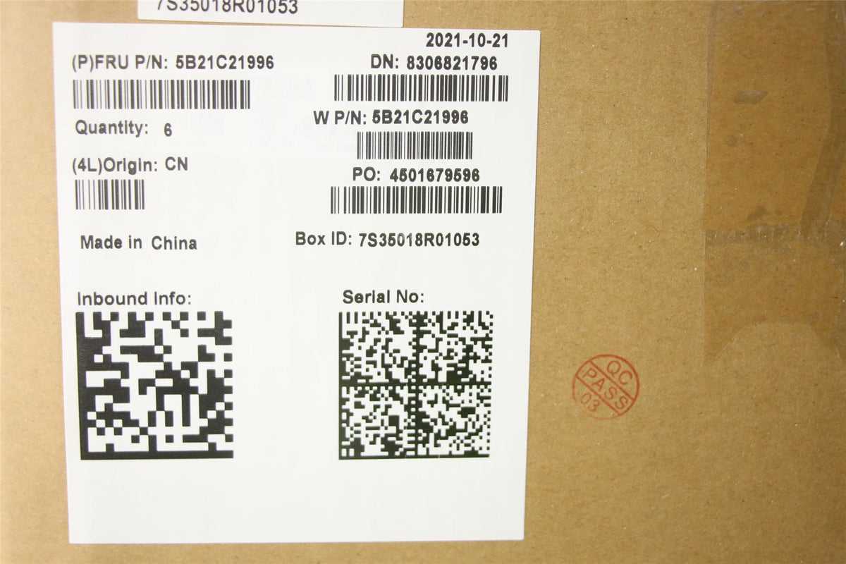 Lenovo MBW20V9NOK I51135G7 U16GTWW1TG4 5B21C21996