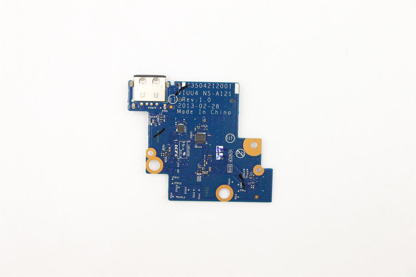 Lenovo Yoga 11s SD Card Reader USB Port Board 90003051