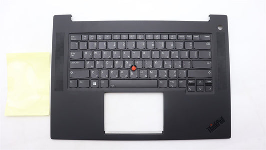 Lenovo ThinkPad P1 Gen 6 Keyboard Palmrest Top Cover Hebrew White 5M11L89007