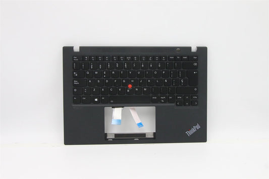 Lenovo ThinkPad T14s 2 Keyboard Palmrest Top Cover Spanish Black 5M11A37422