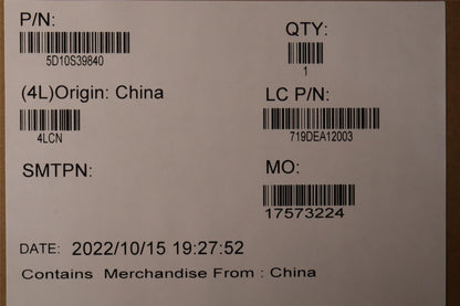 Lenovo 5D10S39840 LCD Module L82T0 YL 4K