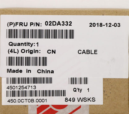 Lenovo FRU World Facing Camera cable 02DA332
