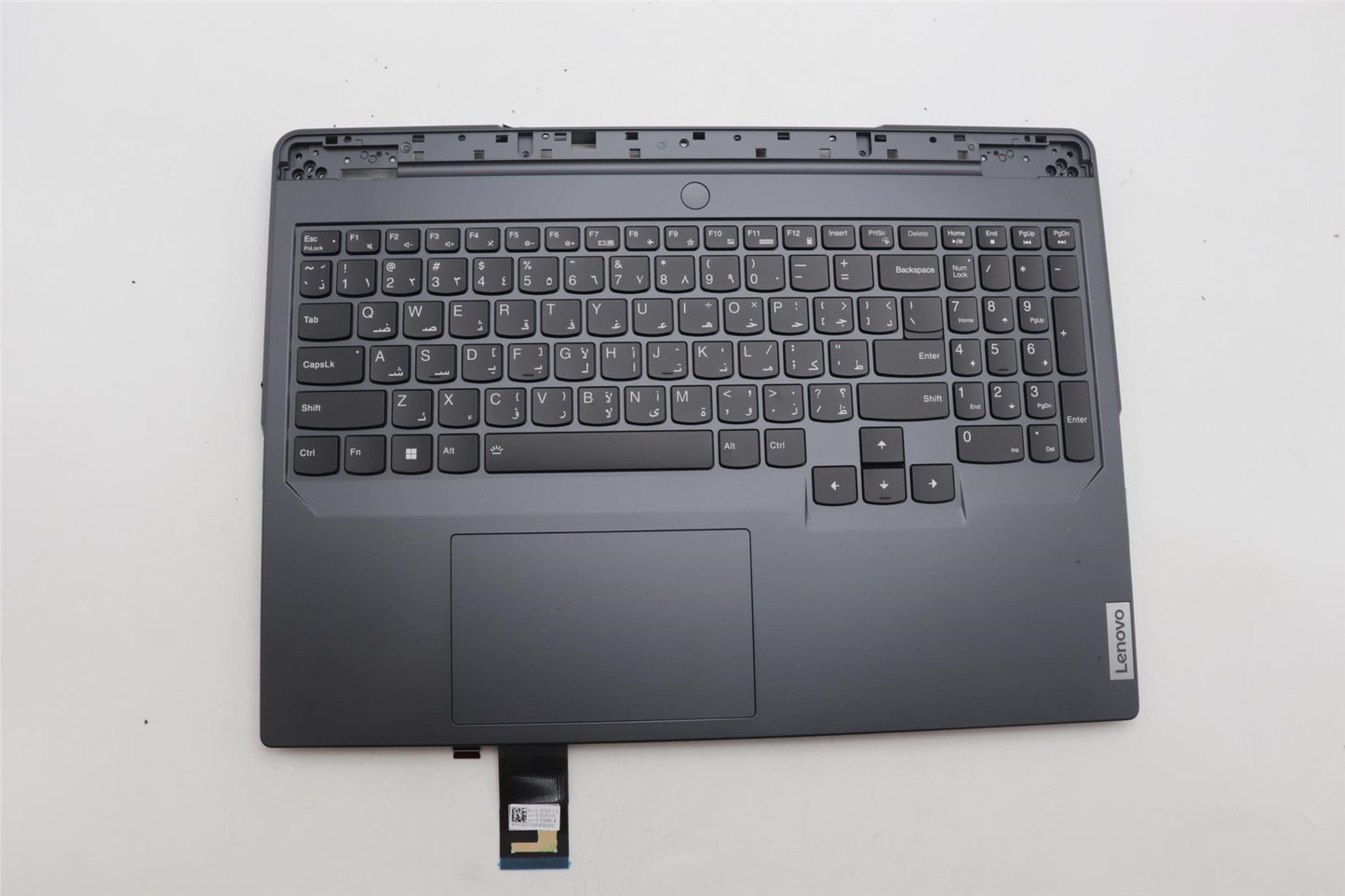 Lenovo Legion 5 16ARX8 Palmrest Cover Touchpad Keyboard Arabic 5CB1L54607