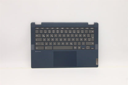 Lenovo IdeaPad 5 13ITL6 Palmrest Touchpad Cover Keyboard German Blue 5CB1D04882