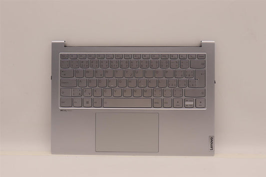 Lenovo IdeaPad 7 14IAP7 Palmrest Cover Touchpad Keyboard Cloud Grey 5CB1H70804