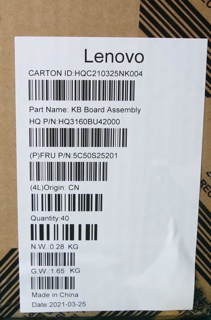 Lenovo Sensor_Board H 82L5 TOF_Board 5C50S25201