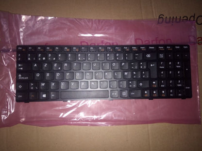 Lenovo DFT4TQ Belgian 102 Key black frame KBD Keyboard 25209774