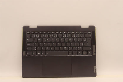 Lenovo Yoga 7 14IAL7 Palmrest Cover Touchpad Keyboard Storm Grey 5CB1J02483