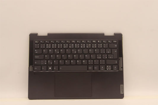 Lenovo Yoga 7 14IAL7 Palmrest Cover Touchpad Keyboard Storm Grey 5CB1J02483