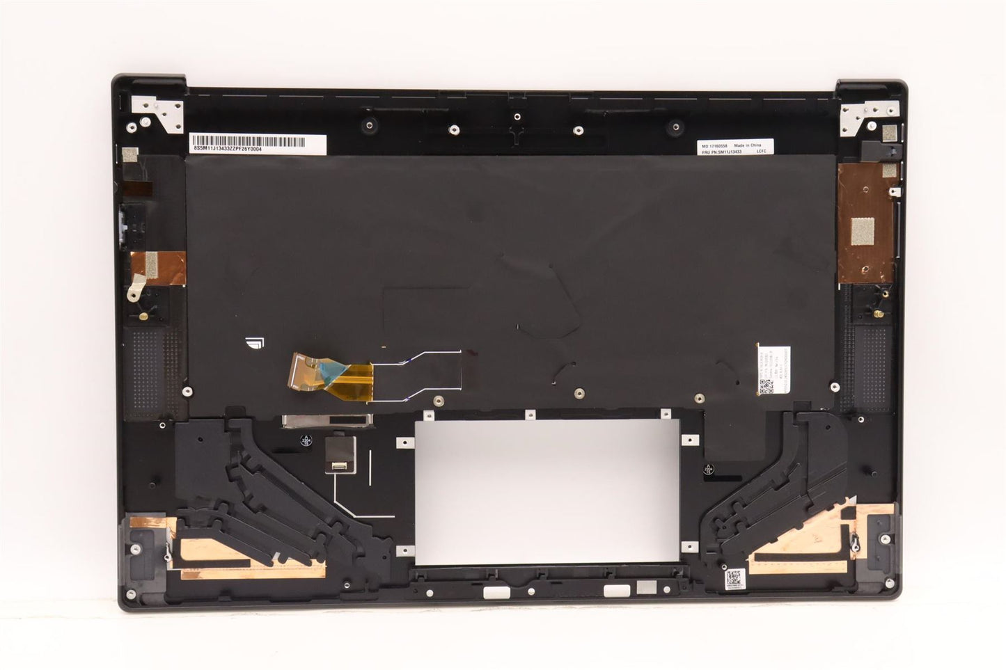 Lenovo ThinkPad Z16 Gen 1 Keyboard Palmrest Top Cover Spanish Black 5M11J13361