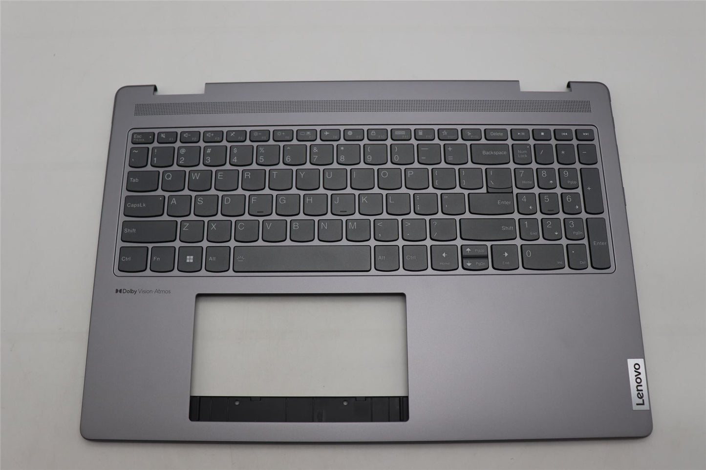 Lenovo Yoga 7 16IRL8 Keyboard Palmrest Top Cover US Arctic Grey 5CB1L39185