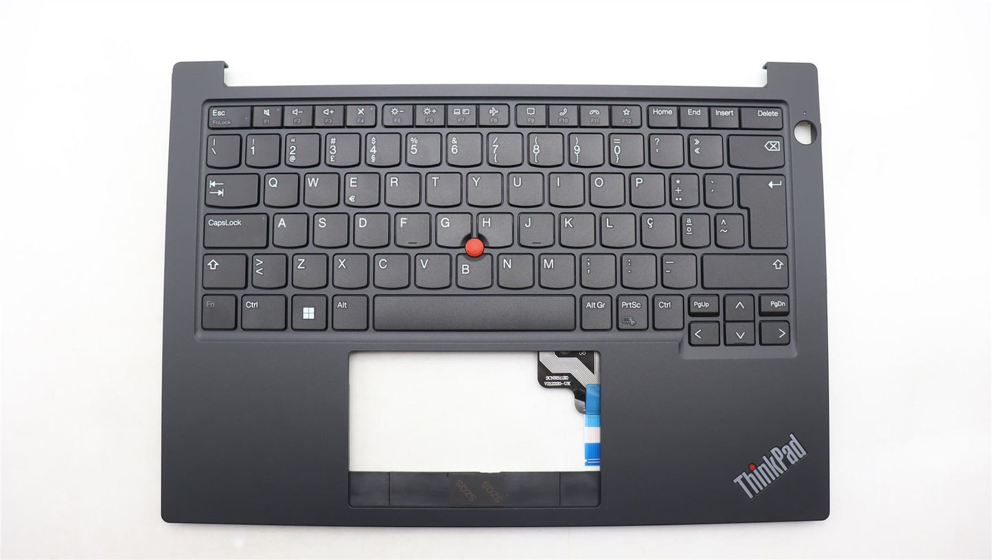 Lenovo ThinkPad E14 Gen 5 s Keyboard Palmrest Top Cover Portuguese 5M11L59709