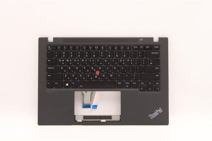 Lenovo ThinkPad T14s 2 Tastatur-Handballenauflage, obere Abdeckung, US-Schwarz, 5M11A37659