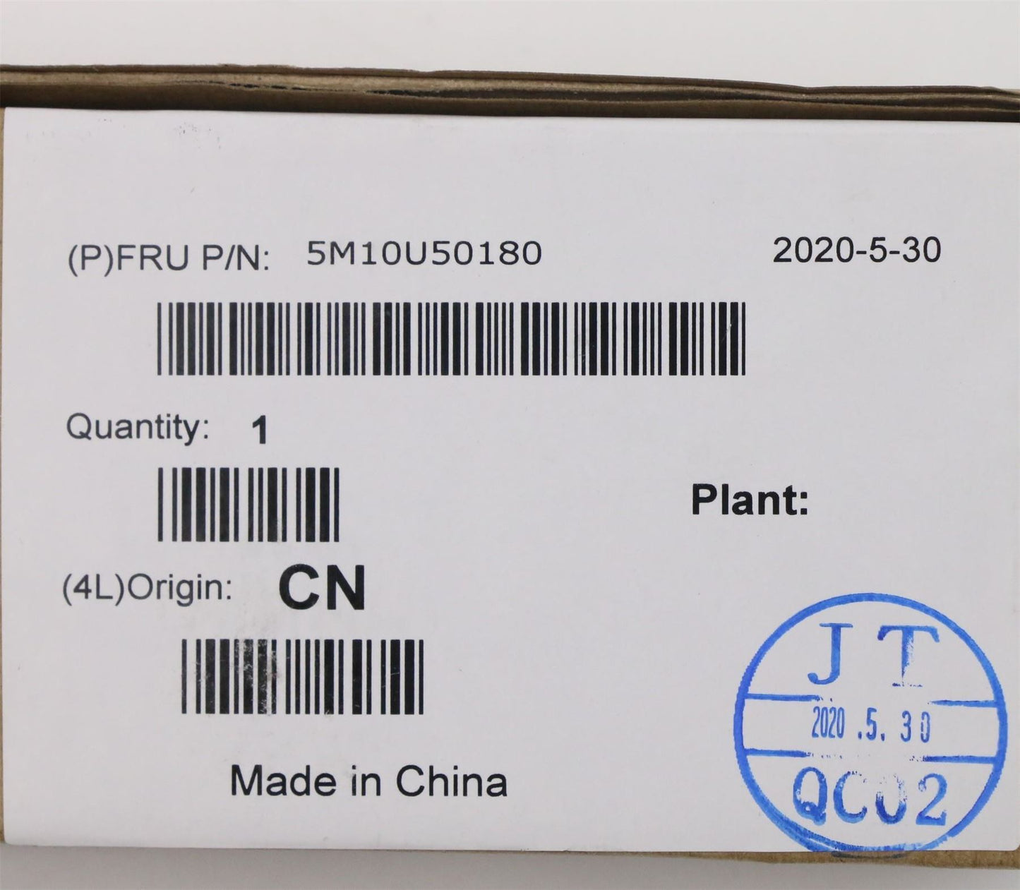 Lenovo MECH_ASM FIO Brkt Assy,TCM 13L,JT 5M10U50180