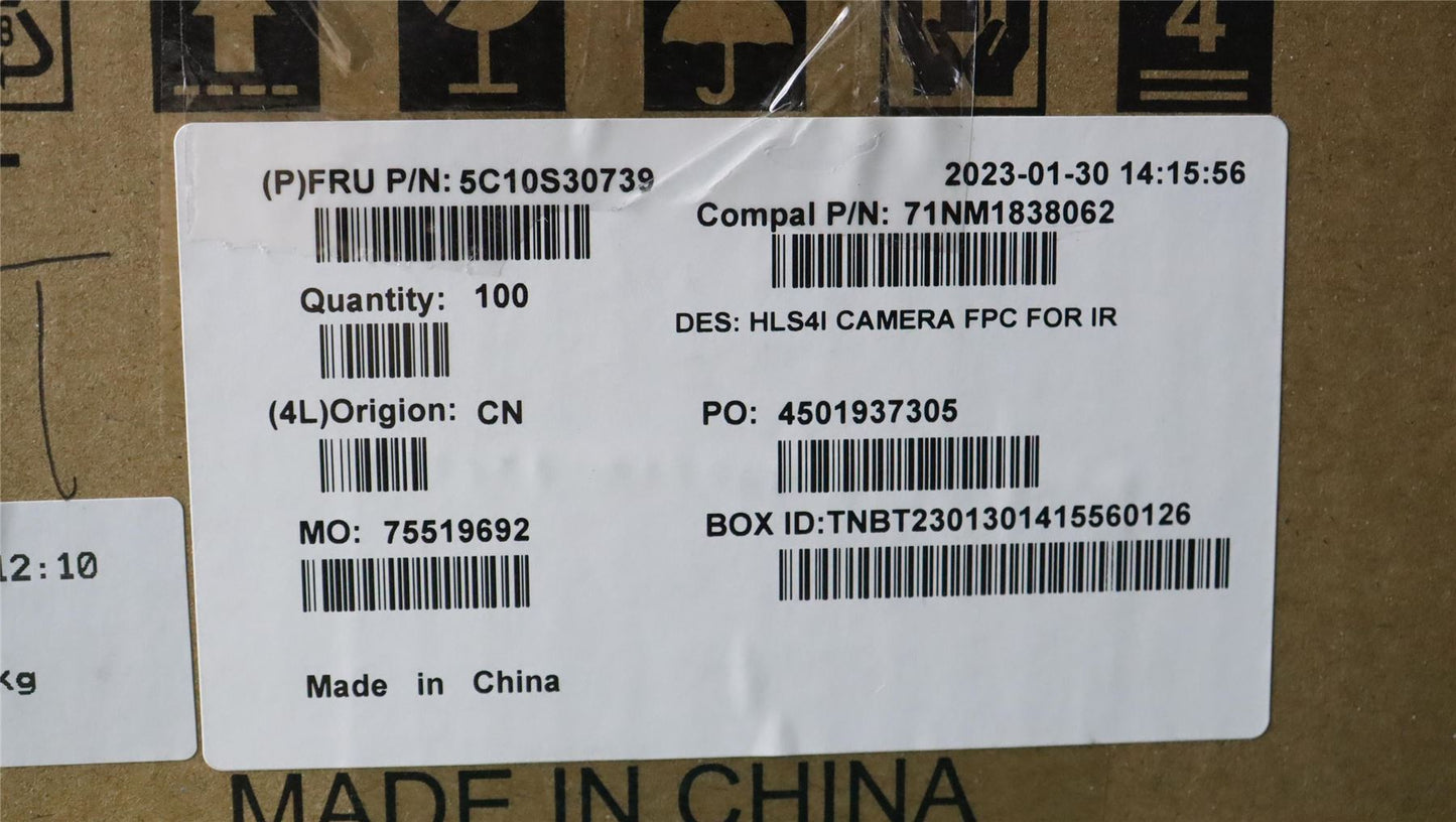 Lenovo Slim 5 14IAH8 5 14IRL8 5 14ABR8 Cable Webcam Camera 5C10S30739