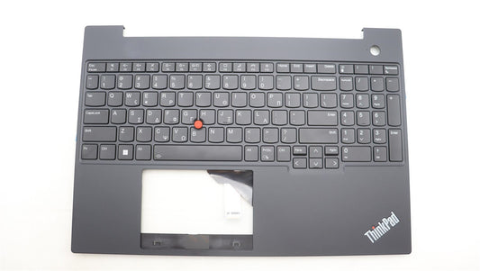 Lenovo ThinkPad E16 Gen 1 Keyboard Palmrest Top Cover Greek Black 5M11L65226