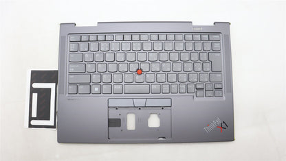 Lenovo Yoga X1 8th Gen Palmrest Cover Keyboard Japanese Grey Backlit 5M11H62294