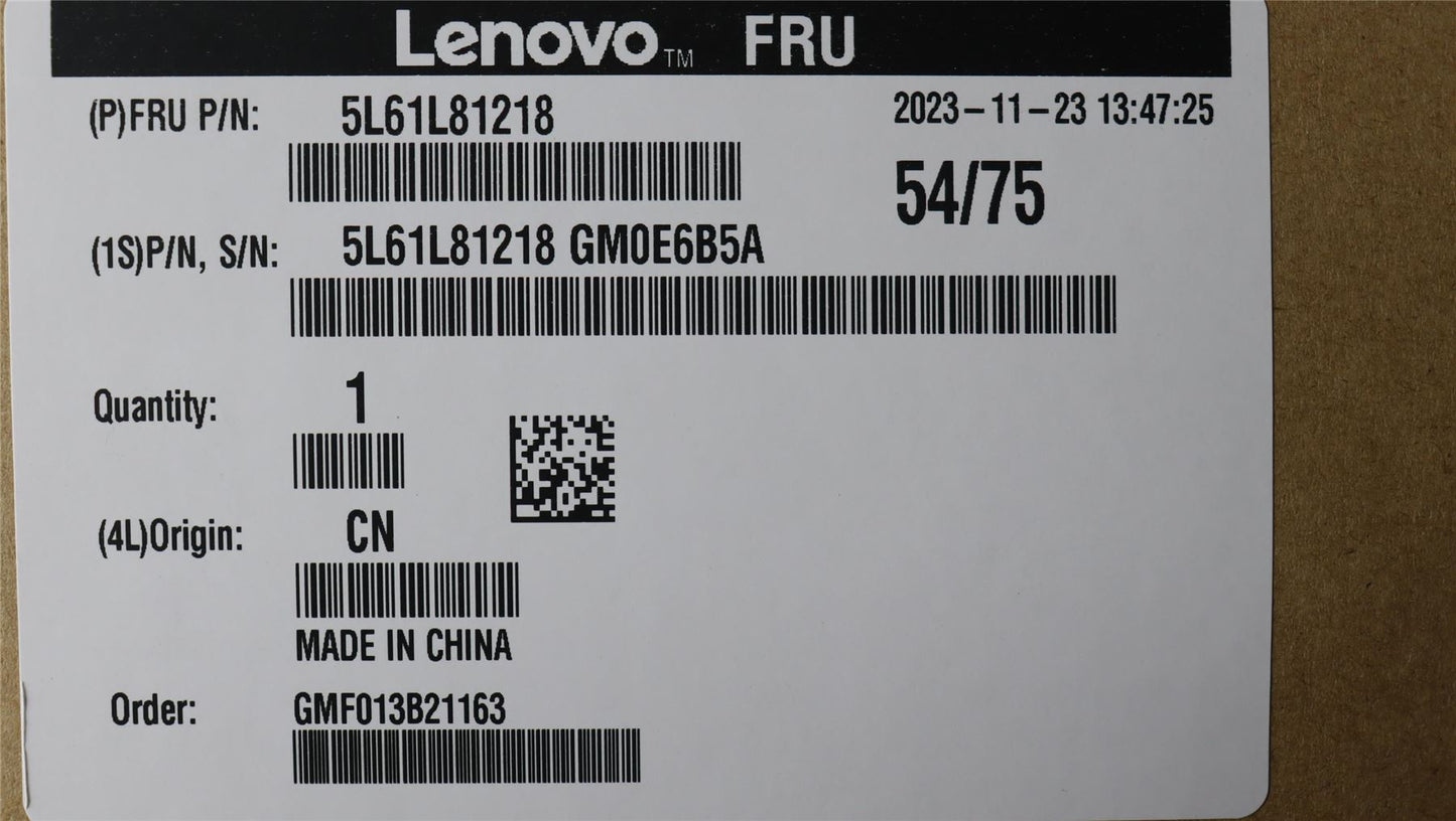 Lenovo LINECORD 3P,ZAF,1.8M,Anti-TR,NON-LH,LTK 5L61L81218