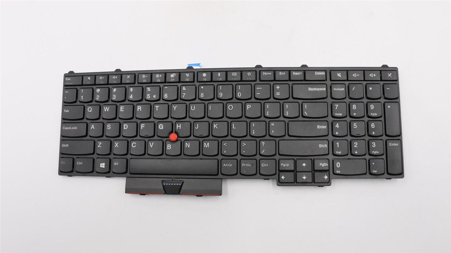 Lenovo ThinkPad P51 P71 Keyboard US International Black 01HW271